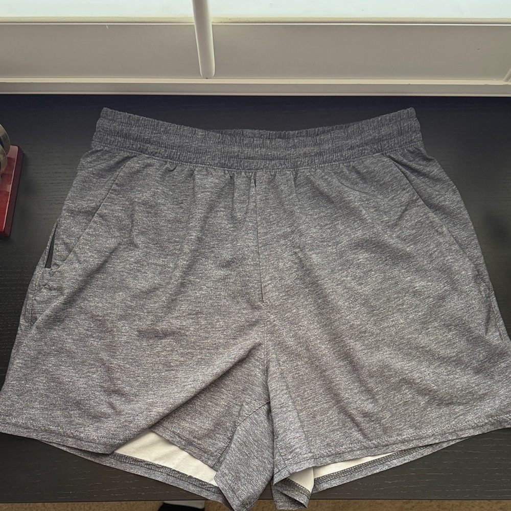 lululemon athletica 4” Men's Heather Gray Athletic Shorts